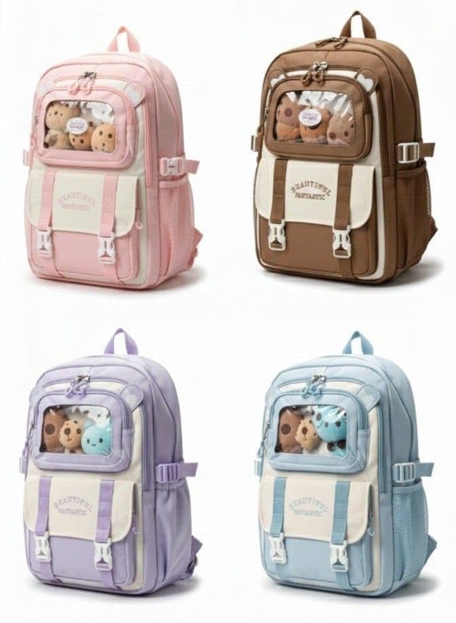 ZONALIYA Children's Schoolbags Lightweight Durable Cartoon Backpack Large Capacity School Bags For Boys And Girls (Design-6) - Image 2